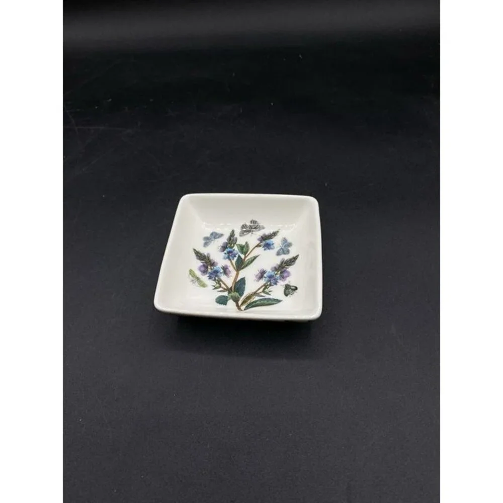 Portmeirion Botanic Garden Mini 3” X 3” Square Dish BG76011-XS NEW